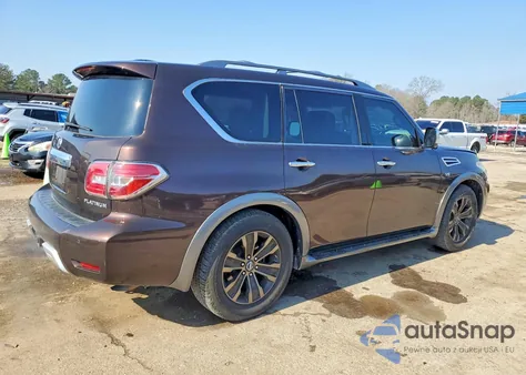 2017 Nissan Armada Platinum z USA, uszkodzony, nr VIN JN8AY2NF2H9301290